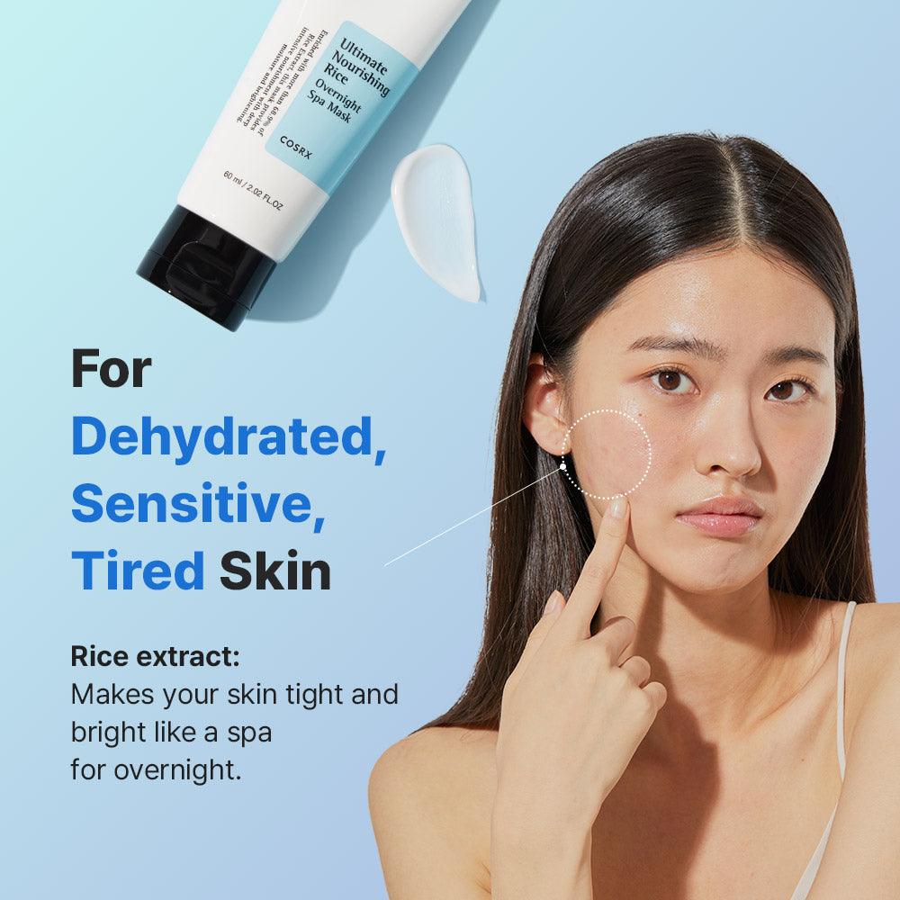 COSRX Ultimate Nourishing Rice Overnight Spa Mask 60ml-thekimyoung.com