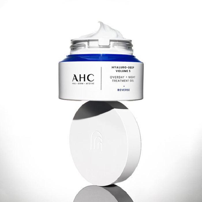 AHC Hyaluro Deep Volume 5 Overday+Night Treatment Gel 50ml Moisturizer Cream AHC