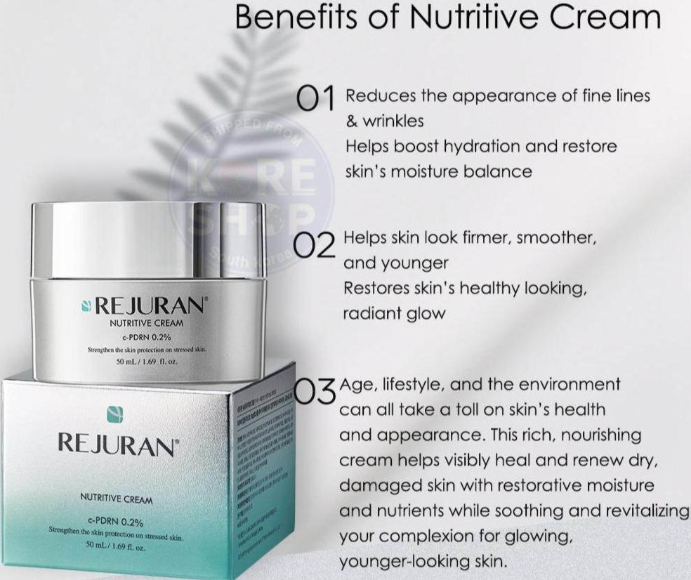 REJURAN Healer Nutritive Cream 50ml Moisturizer Cream REJURAN