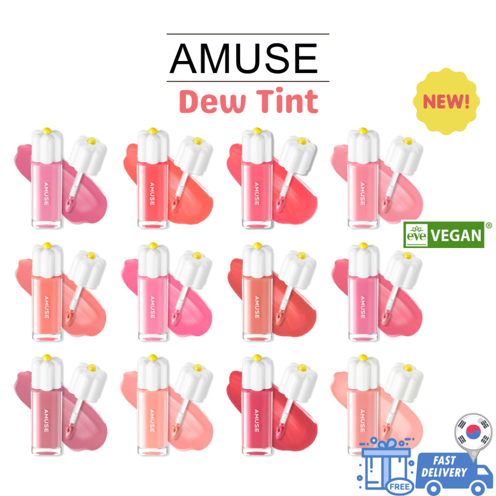 AMUSE Dew Tint - Velvet Finish Lip Tint (12 Colors)-thekimyoung.com