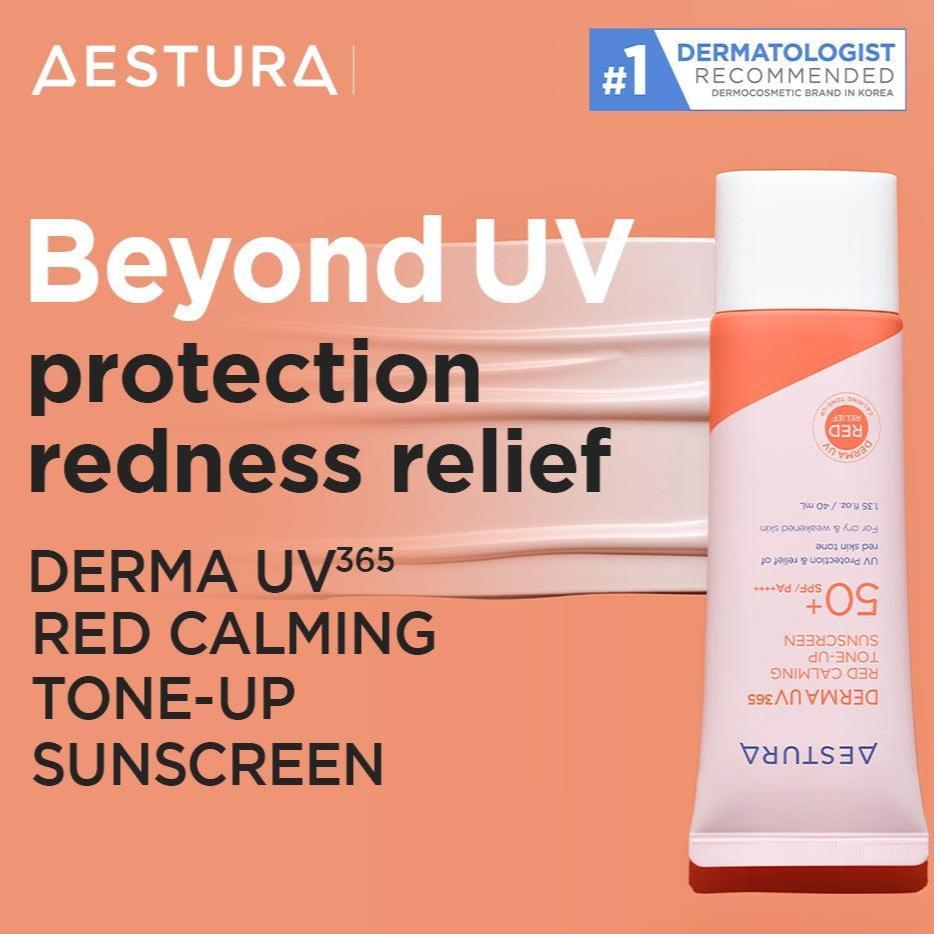 AESTURA Derma UV 365 Red Calming Tone-up Sunscreen 40ml Sunscreen AESTURA
