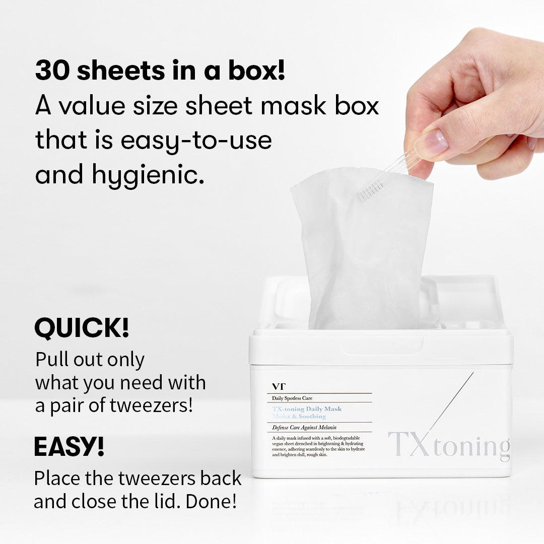 VT TX-toning Daily Mask 320g (30ea) Mask Sheet VT