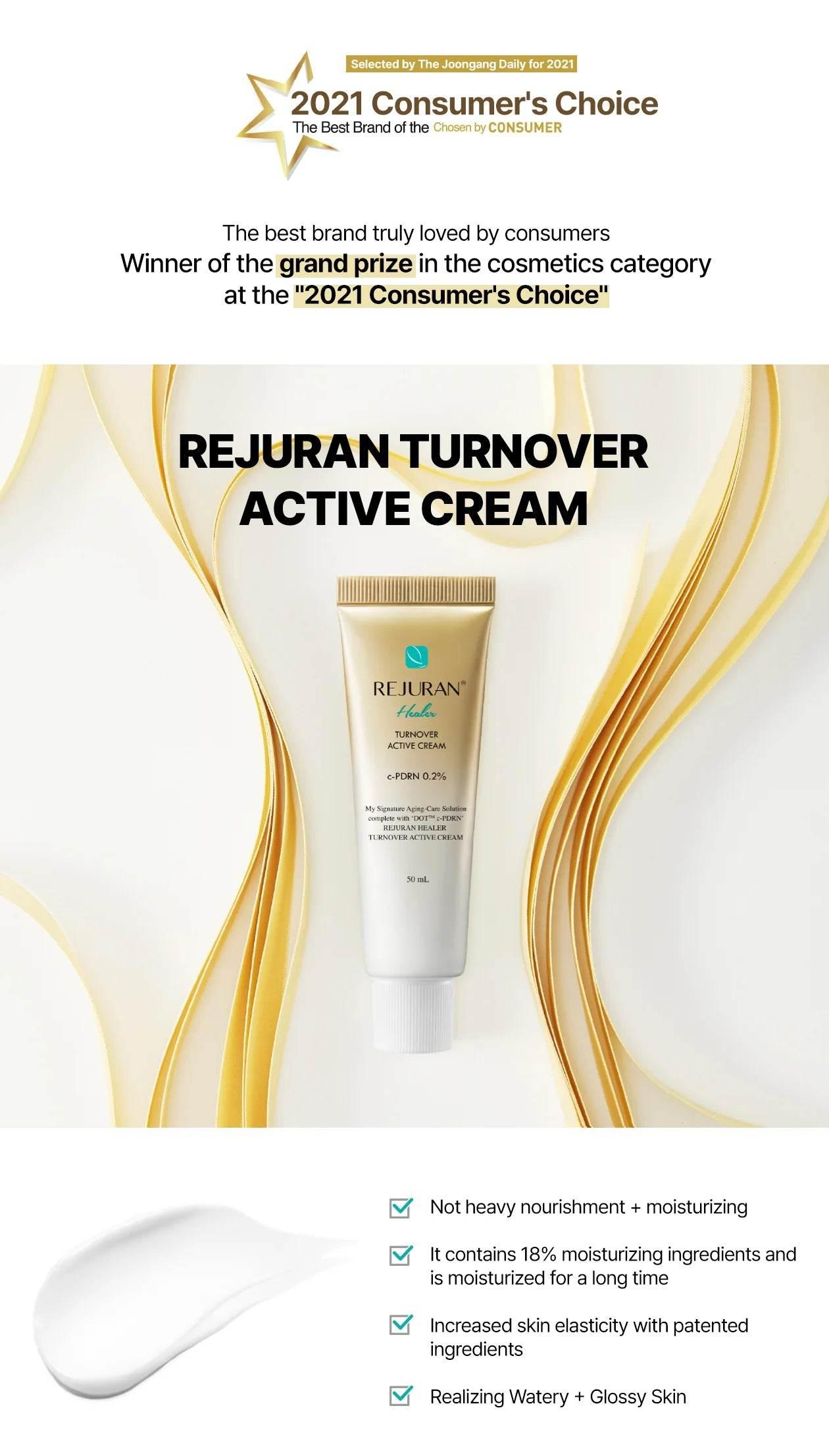 REJURAN Healer Turnover Active Cream 50ml-thekimyoung.com