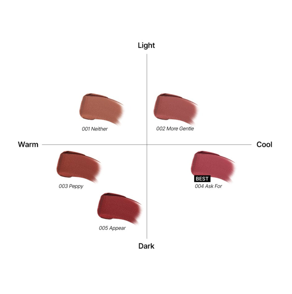 ArteSinsa Silky Blur Tint - 5 Shades (All Variations) LIP TINT Artesinsa