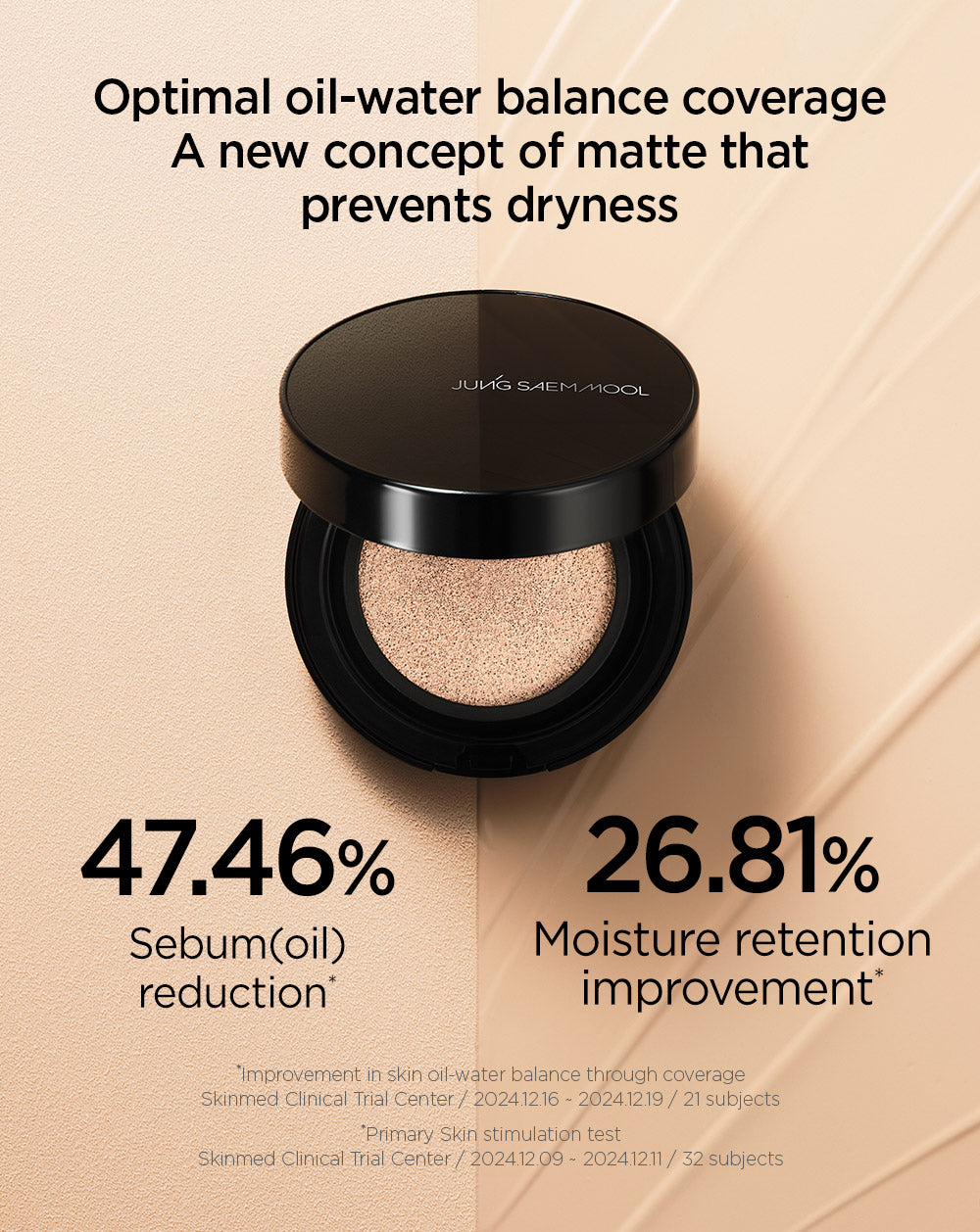 JUNGSAEMMOOL Essential Skin Nuder Long Wear Cushion (SPF50+ / PA+++) 14g + Refill-thekimyoung.com