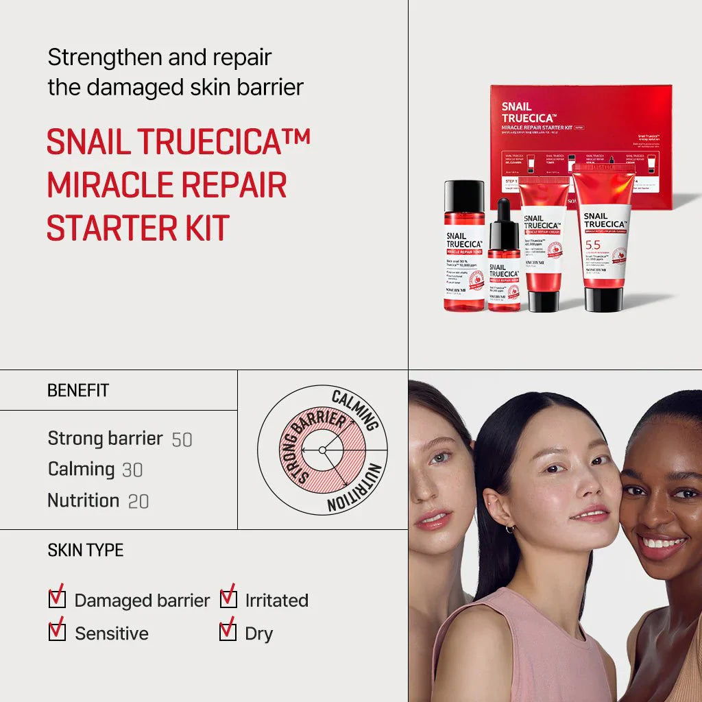 SOME BY MI - Snail Truecica Miracle Repair Starter Kit-thekimyoung.com