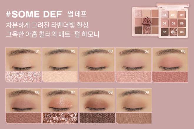 3CE Multi Eye Color Palette 8.1g #SOME DEF-thekimyoung.com
