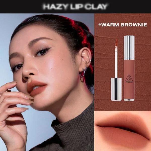 3CE Hazy Lip Clay 4g (12 Colors) LIP TINT 3CE WARM BROWNIE