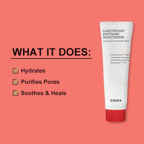 COSRX AC Collection Lightweight Soothing Moisturizer 80ml Moisturizer Cream COSRX