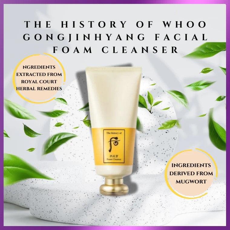The History of Whoo - GONGJINHYANG Facial Foam Cleanser 180ml-thekimyoung.com