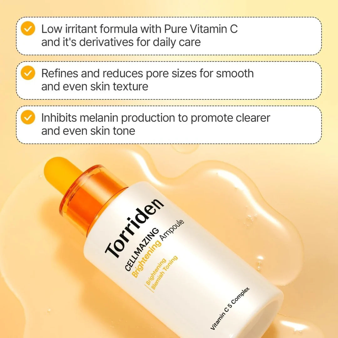 Torriden - Cellmazing VITA C Brightening Ampoule (30ml)-thekimyoung.com
