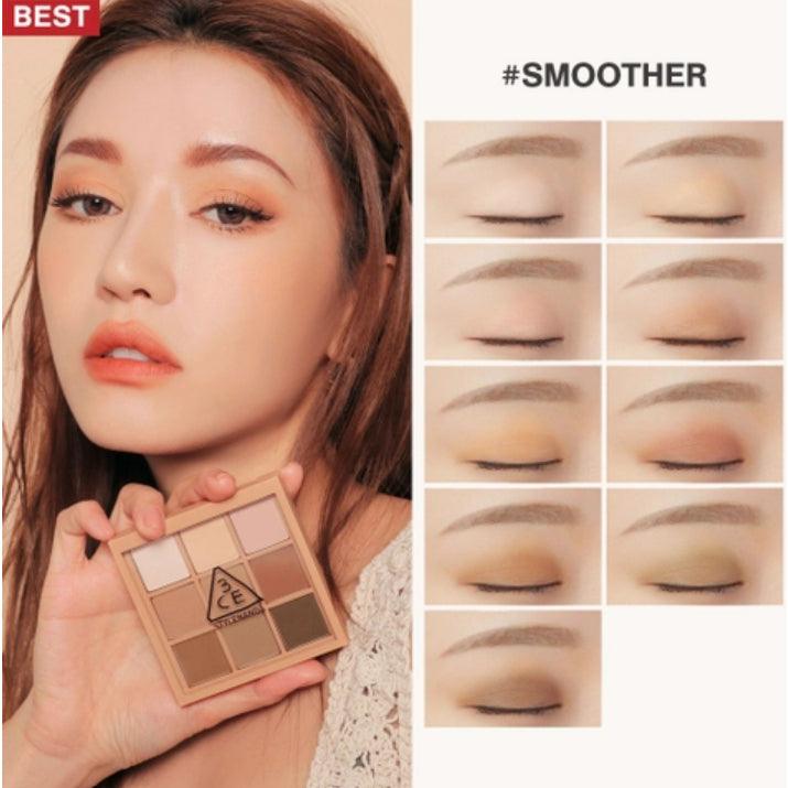 3CE Multi Eye Color Palette 8.1g #SMOOTHER-thekimyoung.com