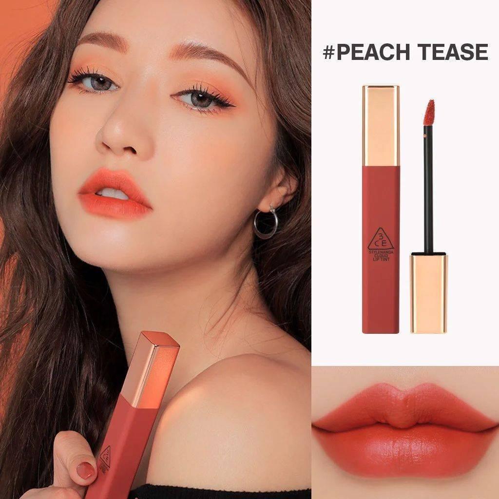 3CE CLOUD LIP TINT 4g Lip Stains 3CE PEACH TEASE