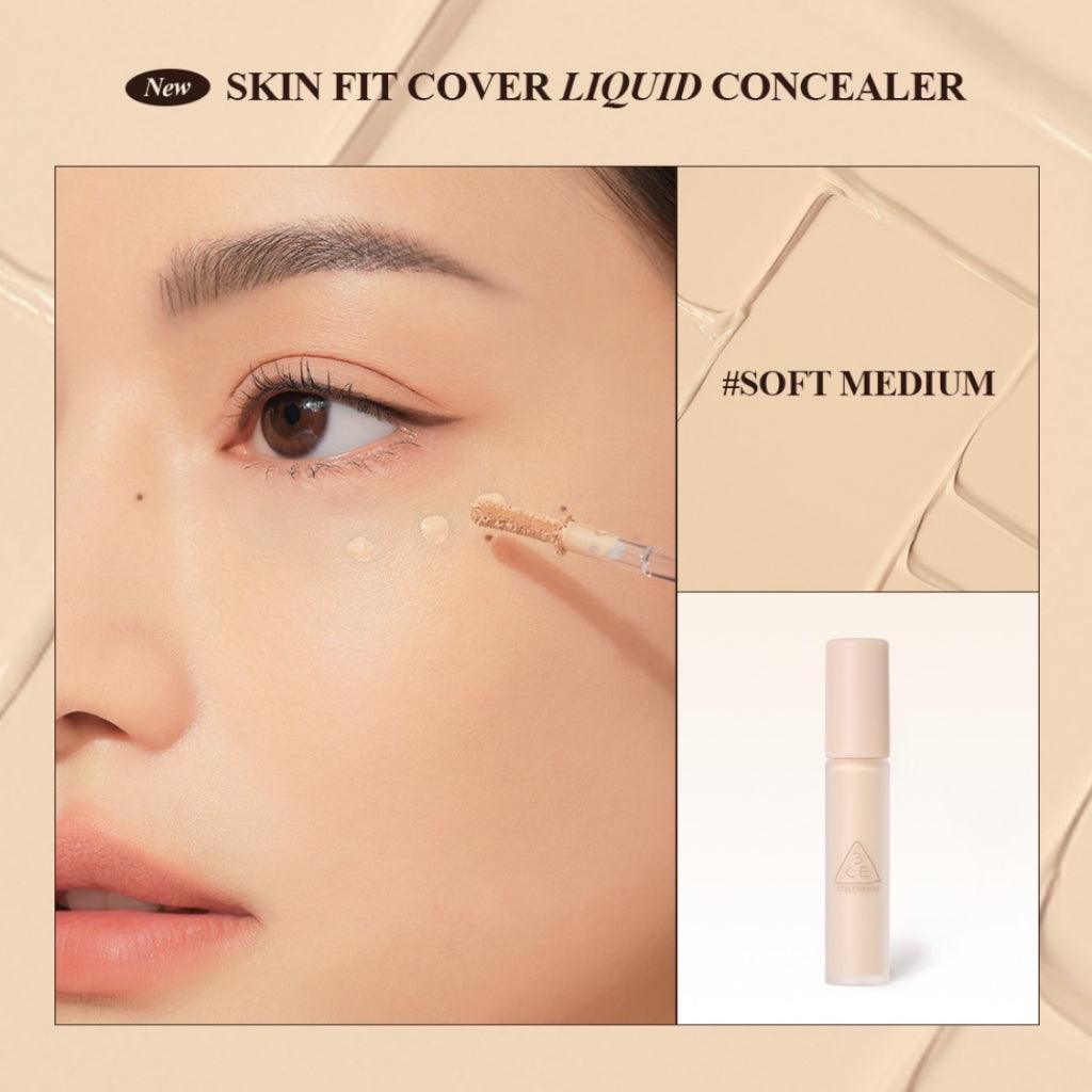 3CE Skin Fit Cover Liquid Concealer 5.2g Face Concealer 3CE 03 SOFT MEDIUM
