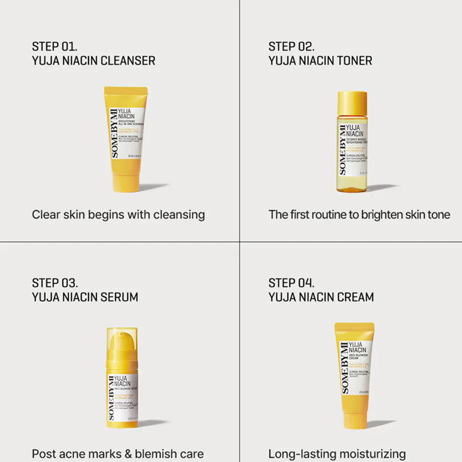 SOME BY MI - Yuja Niacin Anti Blemish Starter Kit-thekimyoung.com