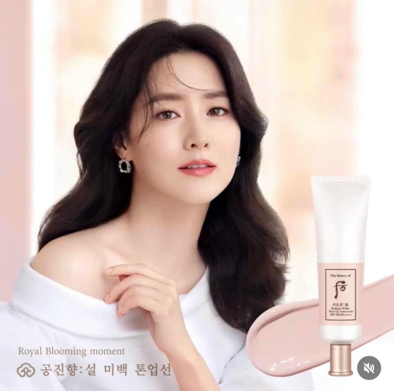 The History of Whoo - GONGJINHYANG SEOL Radiant White Tone Up Sunscreen 50ml-thekimyoung.com